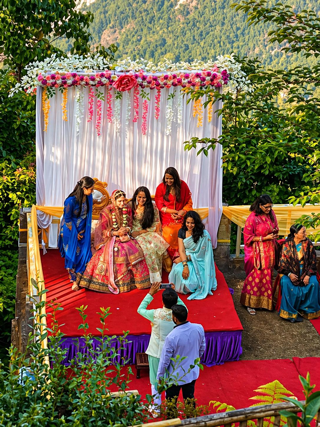 Wedding moments at Yuru Retreat